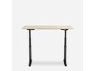WRK21 Bureau Work 160 x 80 cm, Hauteur réglable, Mandal érable / Noir