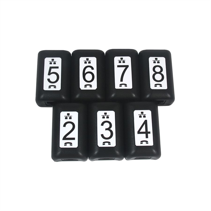 SOFTING Set d’identifiants wiremap, Set de 7 pièces (#2 - #8)