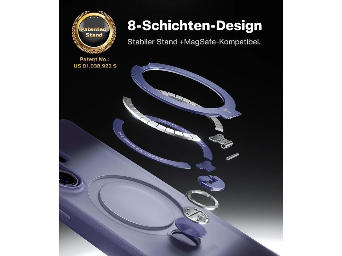 Torras Ostand 360° Spin Case, Galaxy S26 Ultra, violet