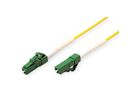 ROLINE Cordon FO 9/125µm OS2, LC-APC/LC-APC, LSOH, simplex, jaune, 5 m