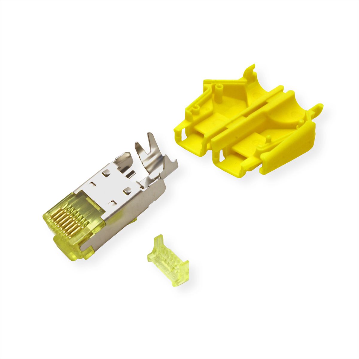 Connecteur HiRose TM31 blindé, manchon jaune, 50 pièces