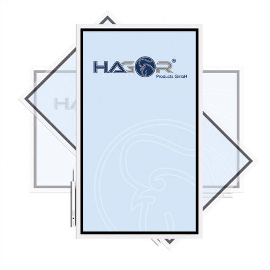 Hagor drehbare Universal-Wandhalterung WH Turn M, schwarz