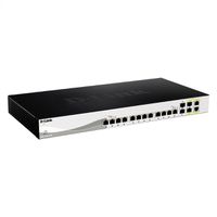 D-Link DXS-1210-16TC 16-Port Switch Smart Managed 10G 2x SFP+ 2x Combo