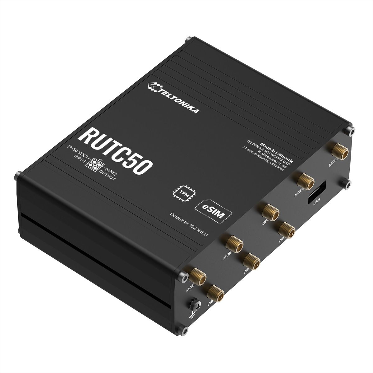 TELTONIKA RUTC50 WI-FI 6 5G Router eSIM
