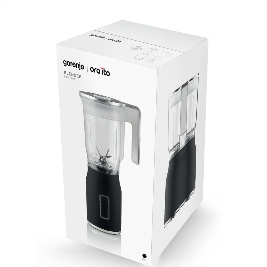 Gorenje Standmixer B800ORAB, 800W, schwarz