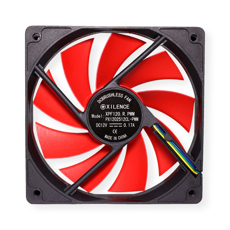 Xilence XPF120.R.PWM 120mm PWM Ventilateur de boîtier, 4PIN