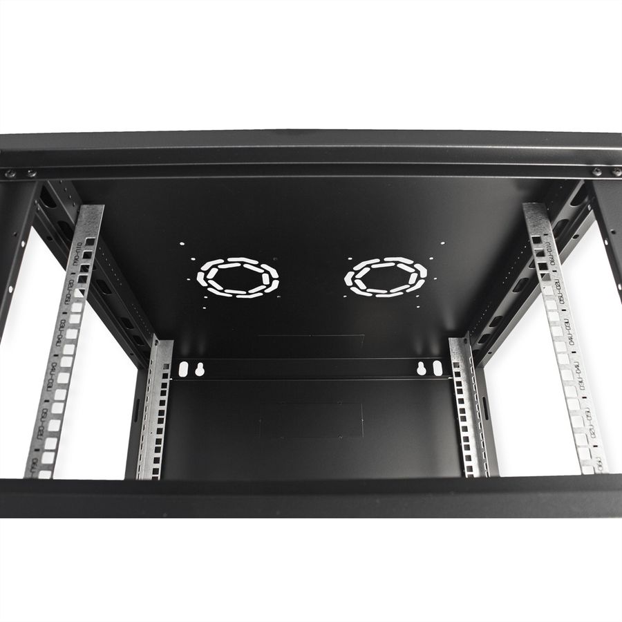 ROLINE 19-Zoll Wandgehäuse Basic Plus 6HE, 600x600 BxT schwarz
