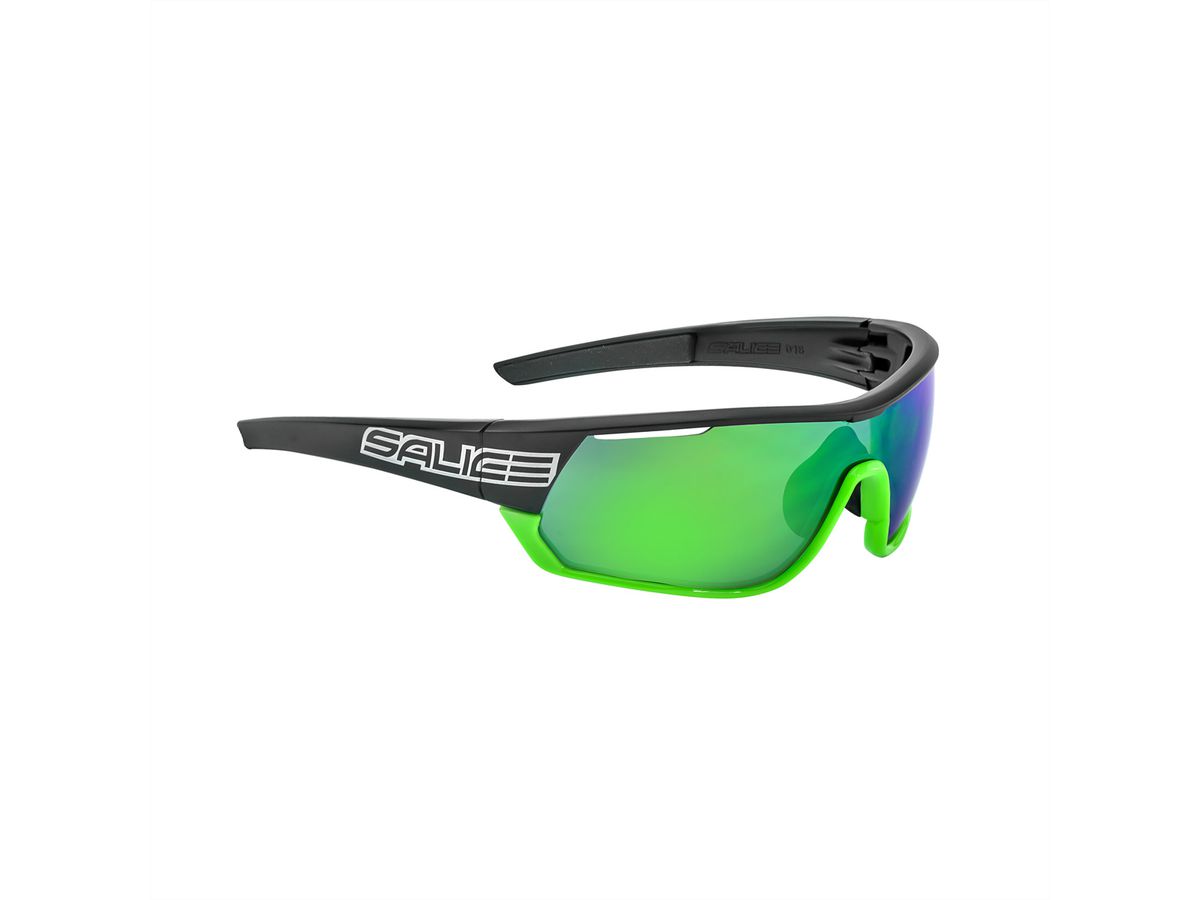 Salice Occhiali Sportbrille 016RWX, Black-Green / RW Green