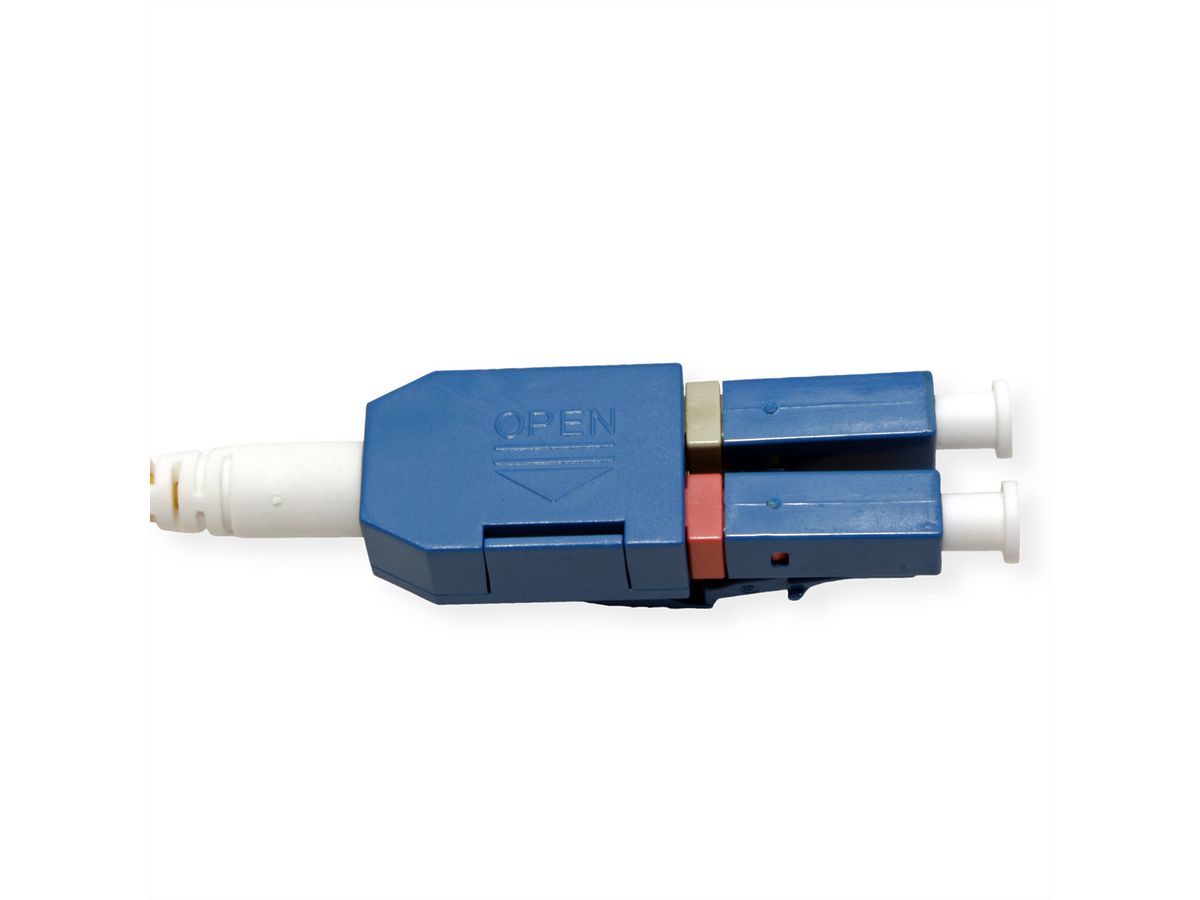 ROLINE Câble Patch FO duplex OS2, 9/125µm LC/LC, UNIBOOT, jaune, 3 m