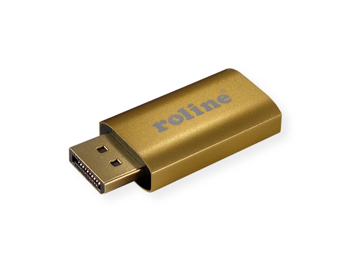 ROLINE GOLD Adaptateur DisplayPort - HDMI, 4K, v1.2, DP M-HDMI F