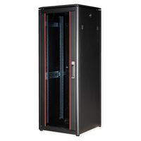 ROLINE 19" Baie réseau Pro 32U, 600x600 LxP Porte verre noir