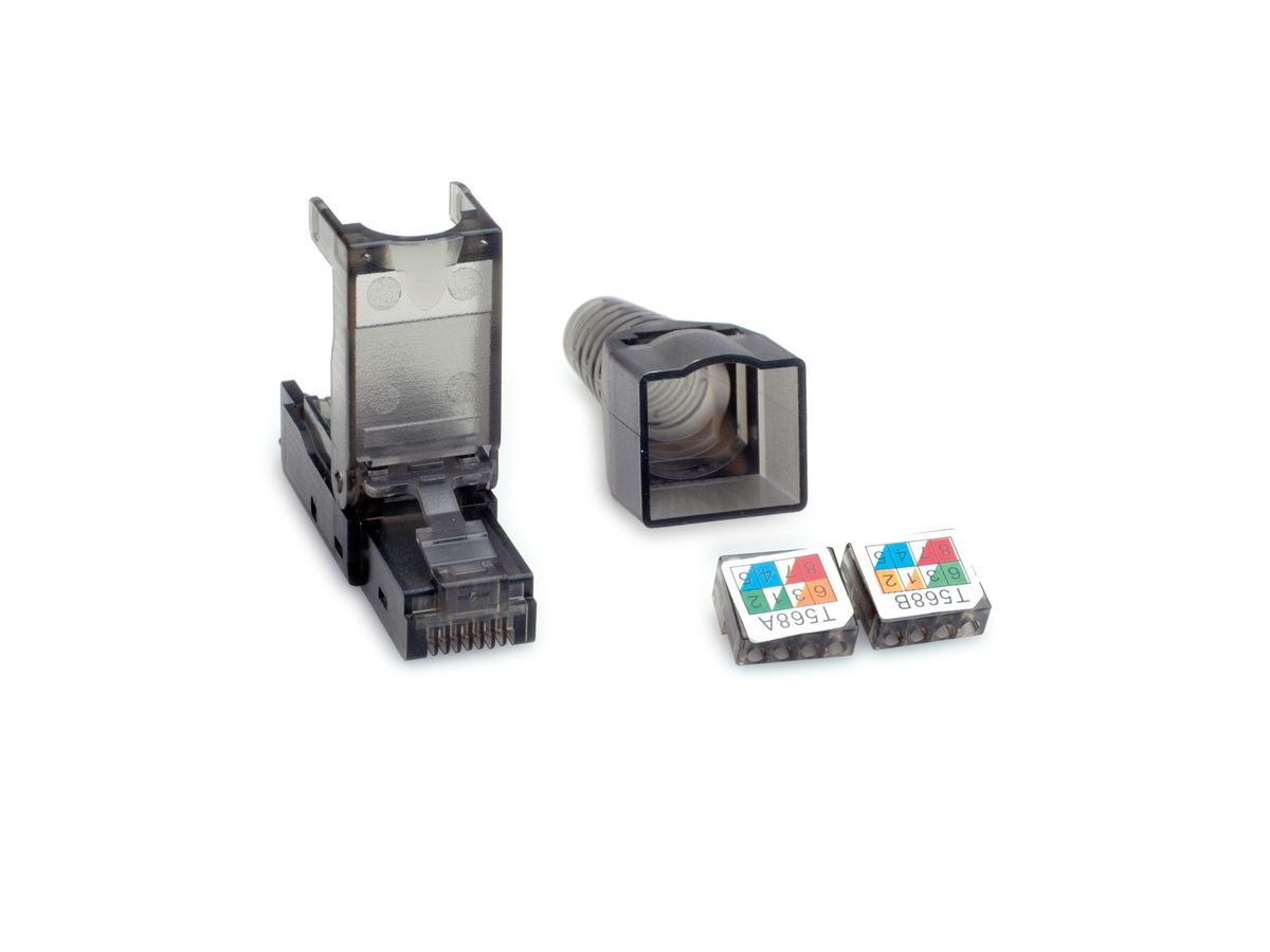 VALUE feldkonfektionierbarer RJ-45 Stecker Cat.6 (Class E), UTP