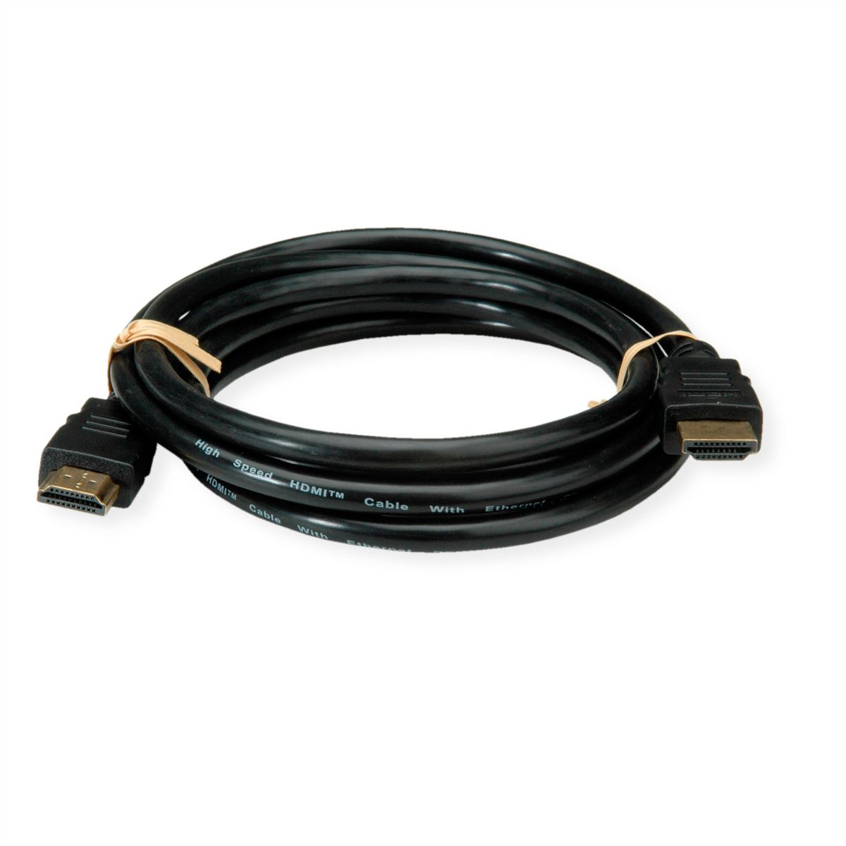 ROLINE RM 8K HDMI Ultra HD Kabel mit Ethernet, ST/ST, schwarz, 2 m