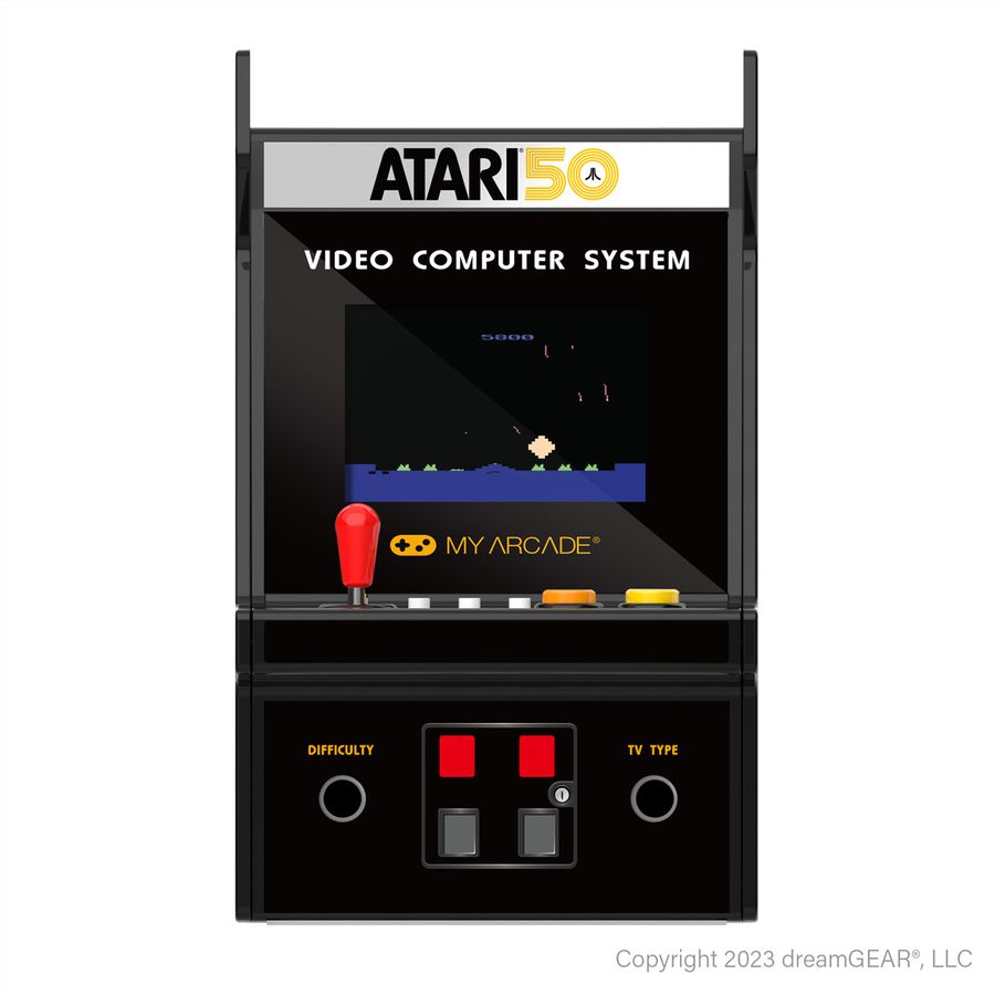 My Arcade ATARI Micro Player Pro, Mini-Arcade, 100 Spiele, 2.75" Display