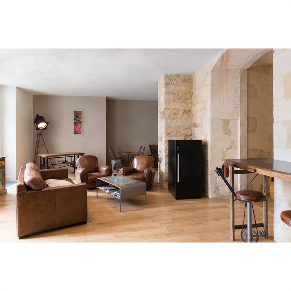 Climadiff Armoire à vin GARDE150D, Autonome, 1 zone, 160 bouteilles
