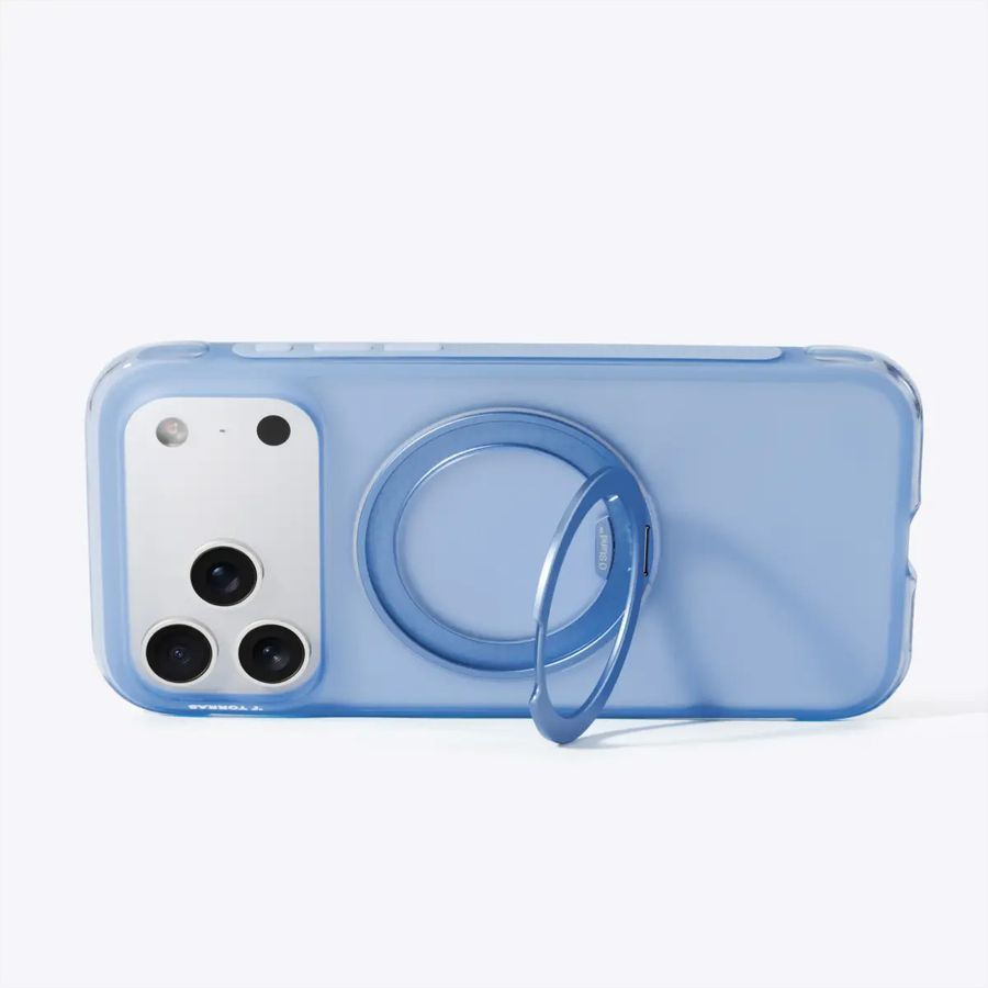 Torras Ostand O3 Air Case, iPhone 17 Pro, bleu