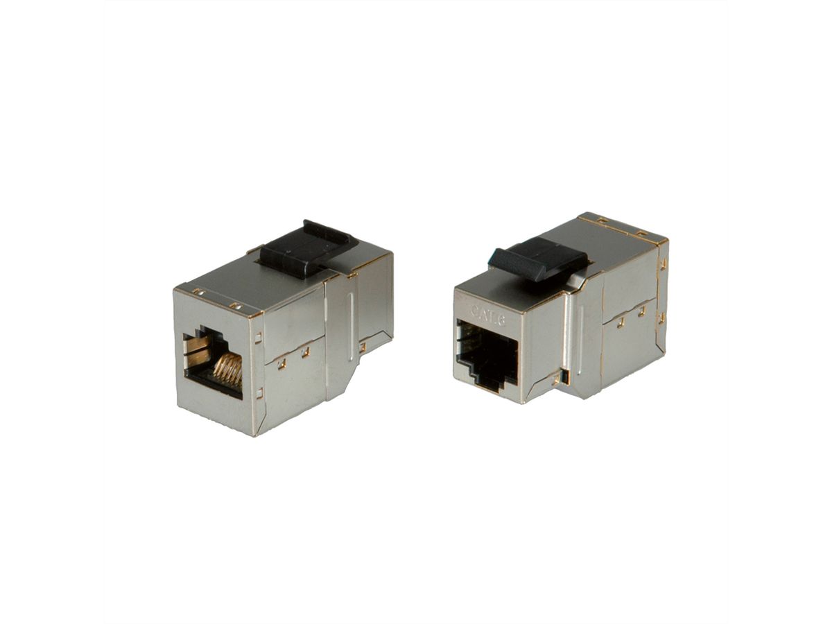 ROLINE RJ-45 Kupplung, Keystone, geschirmt, Cat.6 (Class E)