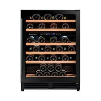 Climadiff Weinkühlschrank CBU50D2B, Unterbau, 2 Zonen, 51 Flaschen