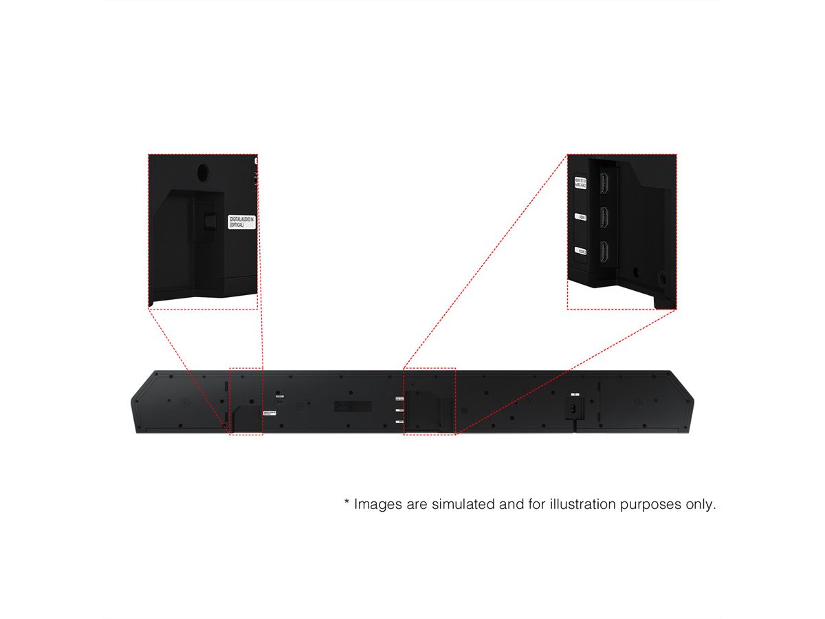 Samsung Soundbar HW-Q990D, Noir graphite