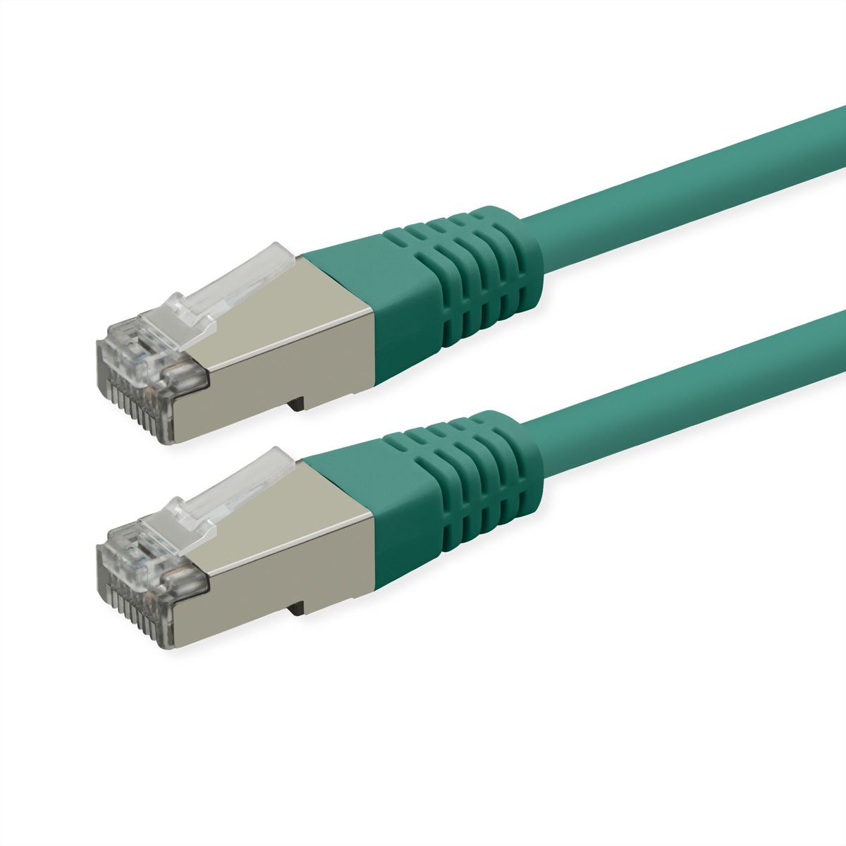 ROLINE Patchkabel Cat.6 (Class E), PoE, S/FTP (PiMF), grün, 5 m