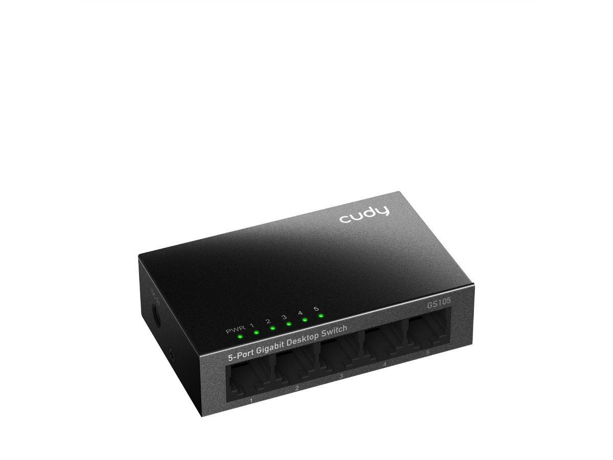 CUDY GS105 Switch 5 ports Gigabit métal