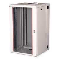 ROLINE 19-Zoll Wandgehäuse Pro 20 HE, 600x600 BxT zweiteilig schwenkbar grau