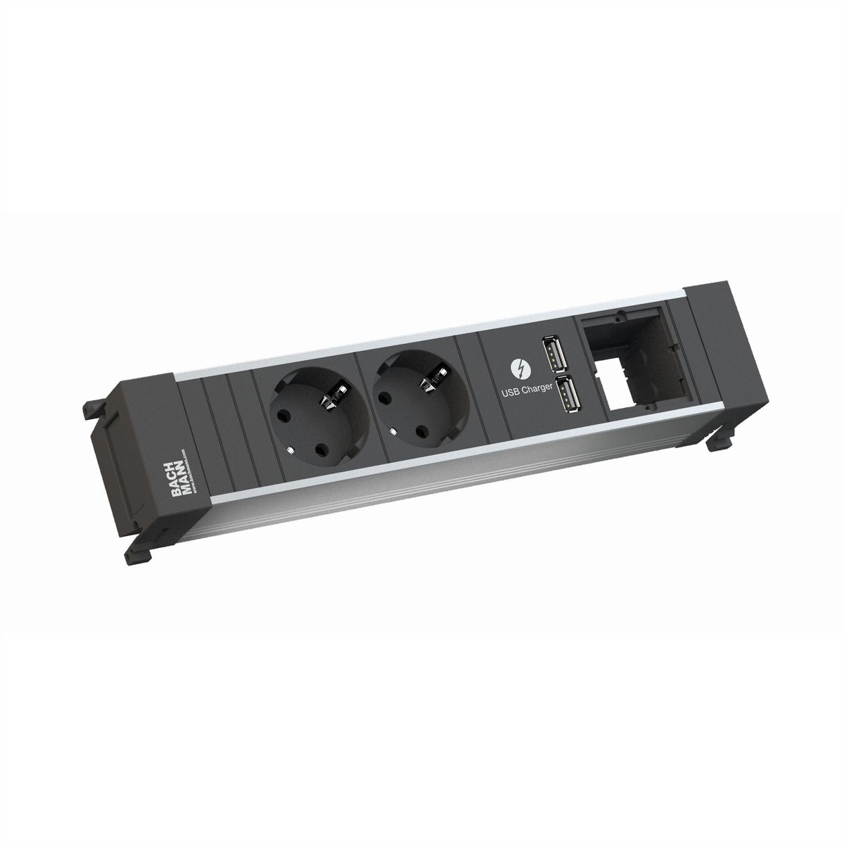 BACHMANN POWER FRAME Medium 2x contact de protection 1x USB Charger 1x ABD
