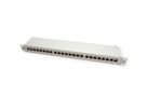 ROLINE Kat.6 (Class E) 19"-Patchpanel, 24P, geschirmt, grau