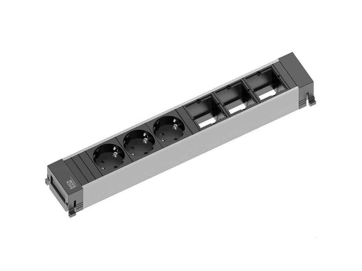 BACHMANN POWER FRAME Large 3x contact de protection 3x ABD