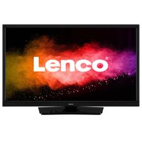 Lenco LED-2463BK, téléviseur connecté Android 24 pouces, noir, 12 V, Chromecast