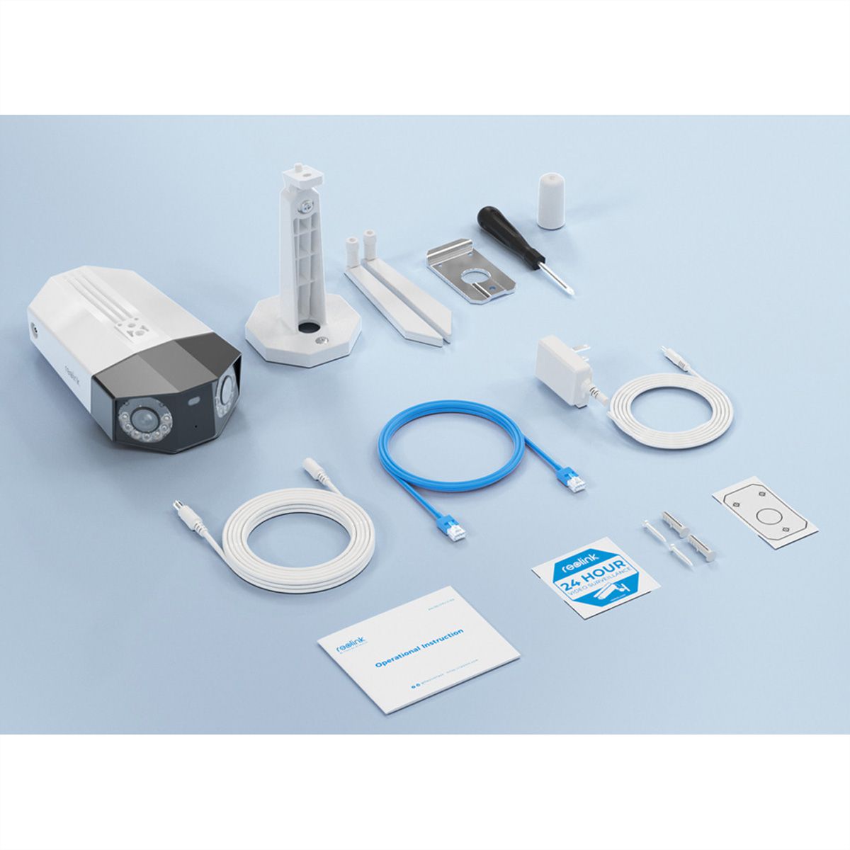 Reolink W730 Outdoor Duo-Kamera, 8 MP, 180°, IR-LED 30m, WiFi