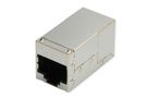 ROLINE Coupleur RJ-45 blindé, Cat.6A/Classe EA, argent