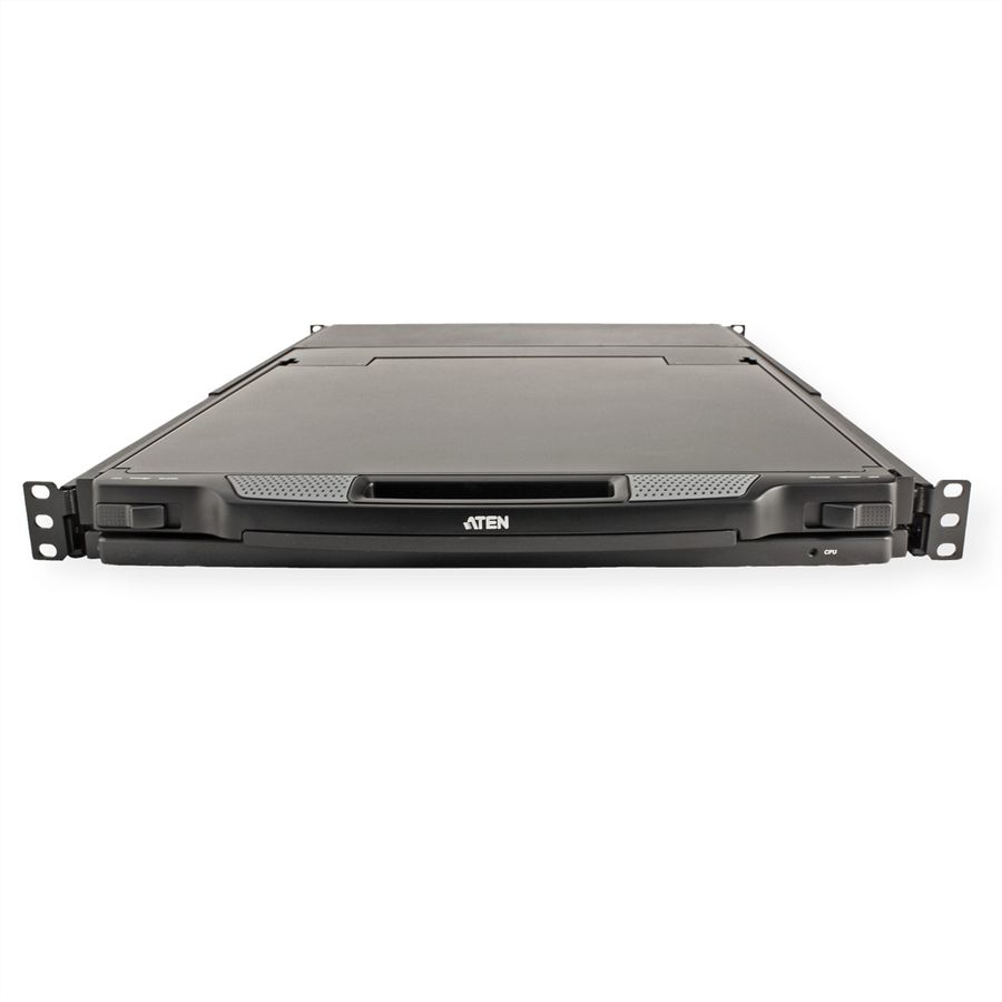 ATEN CL1308N Commutateur KVM, 48cm TFT, VGA, PS/2-USB, 8 ports, DE-Layout