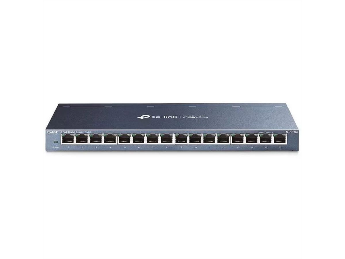 TP-Link TL-SG116P PoE Switch , 16x Gigabit PoE+ Ports