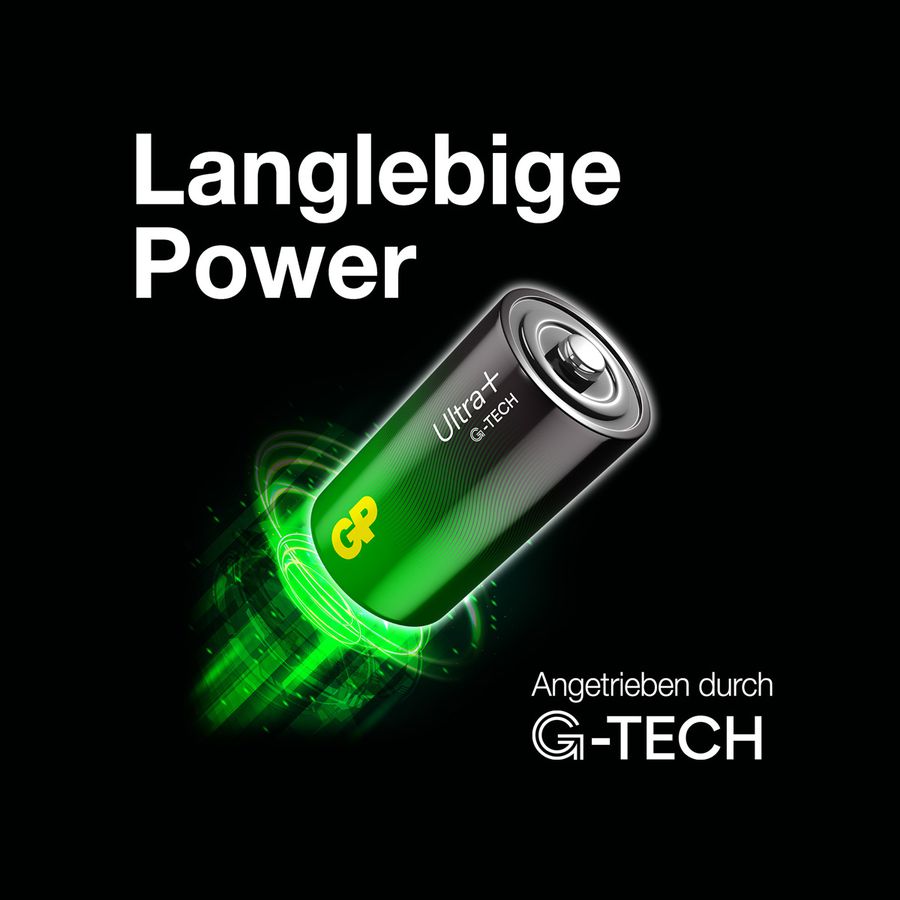 GP Batteries Ultra+ Alkaline C 2x