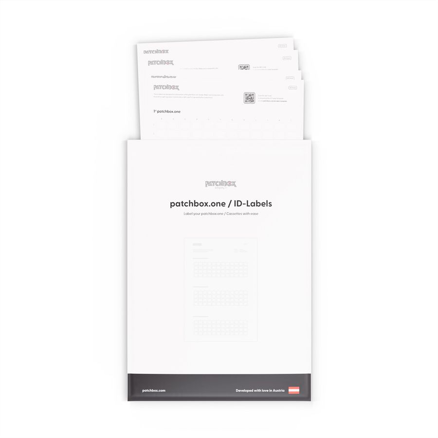patchbox.one Étiquettes d'identification 432 autocollants imprimables