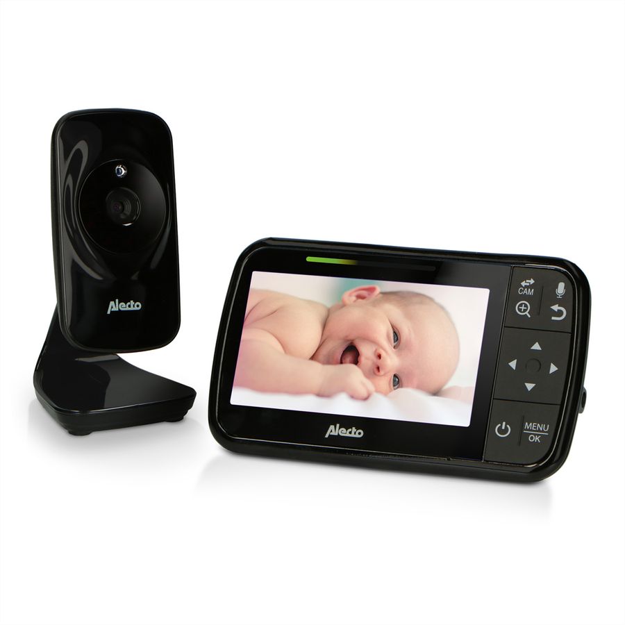 Alecto Babyphone DVM149 avec caméra, écran couleur 4.3", noir