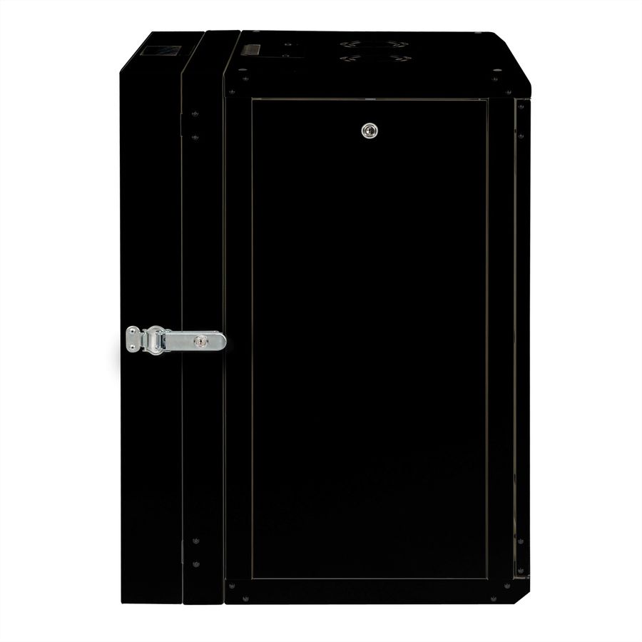 ROLINE 19-Zoll Wandgehäuse Pro 16 HE, 600x600 BxT zweiteilig schwenkbar schwarz