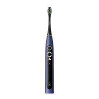 Kit brosse à dents sonique Oclean X Lite, bleu foncé, 72’000 mouvements/min, Smart Screen, autonomie 40 jours