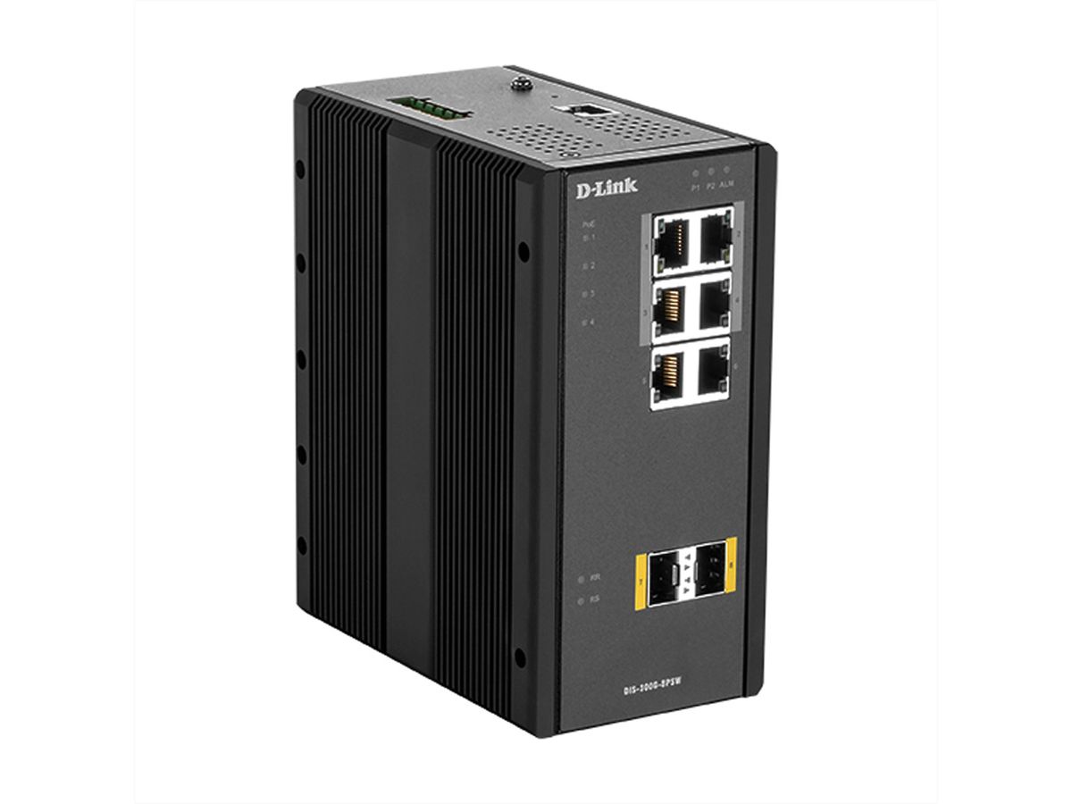 D-Link DIS-300G-8PSW Switch administrable Gigabit industriel