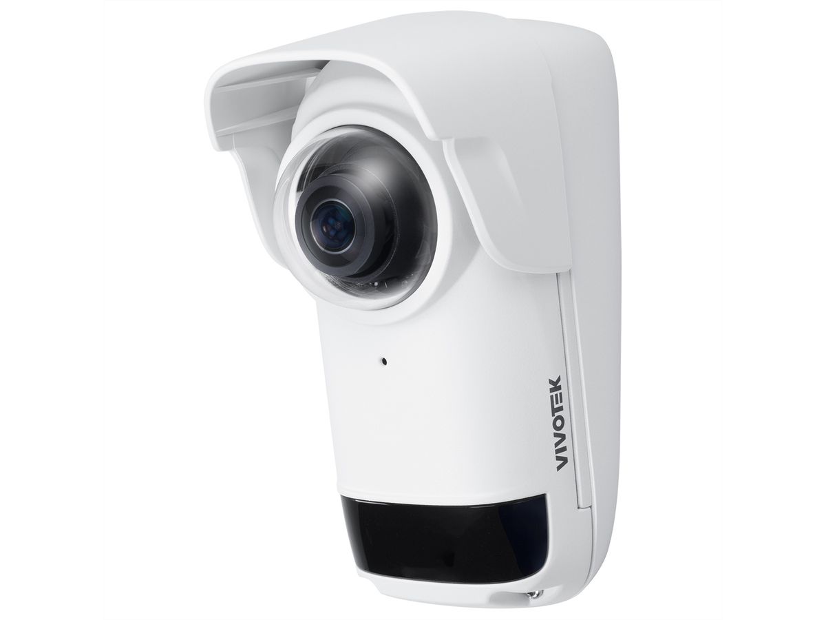 Vivotek CC9391-HV Caméra Cube 8 MP, 180°, IR-LED 20m