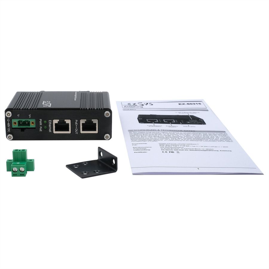 EXSYS  EX-60315 Injecteur PoE++ Gigabit 90W