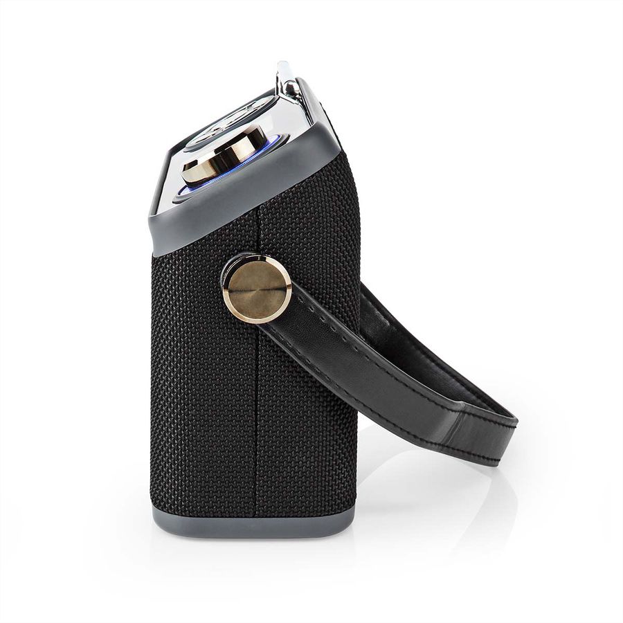 Nedis DAB+ Radio Tischradio, schwarz, Bluetooth, Akku