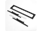 VALUE Support mural TV, distance murale de 80 mm, inclinable, 60–120 pouces, jusqu'à 120 kg