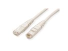 Cordon ROLINE Cat.6 (Classe E) UTP, blanc, 1 m