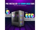 ANTEC AX65 ARGB Boîtier PC Midi Tower Gaming ATX, noir