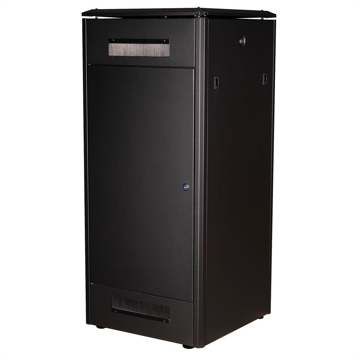 ROLINE 19-Zoll Netzwerkschrank Pro 26 HE, 600x600 BxT Glastür schwarz