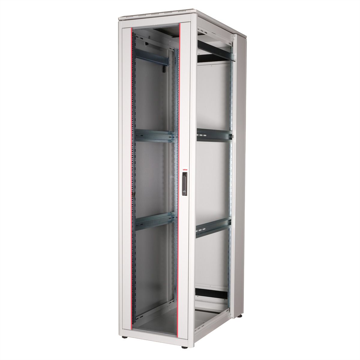 ROLINE 19-Zoll Netzwerkschrank Pro 47 HE, 600x1000 BxT Glastür grau