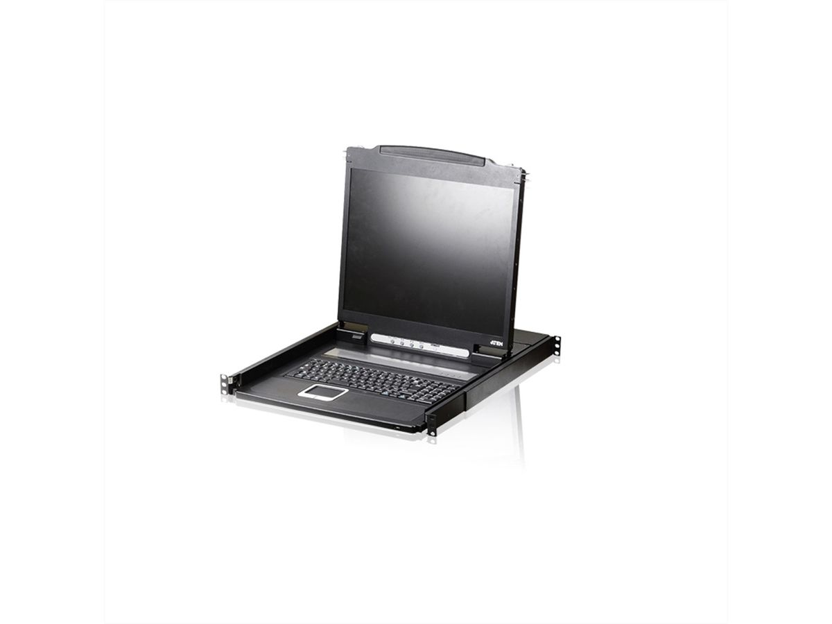 ATEN CL1000N KVM-Konsole, 19" LCD, VGA, PS/2, CH-Layout