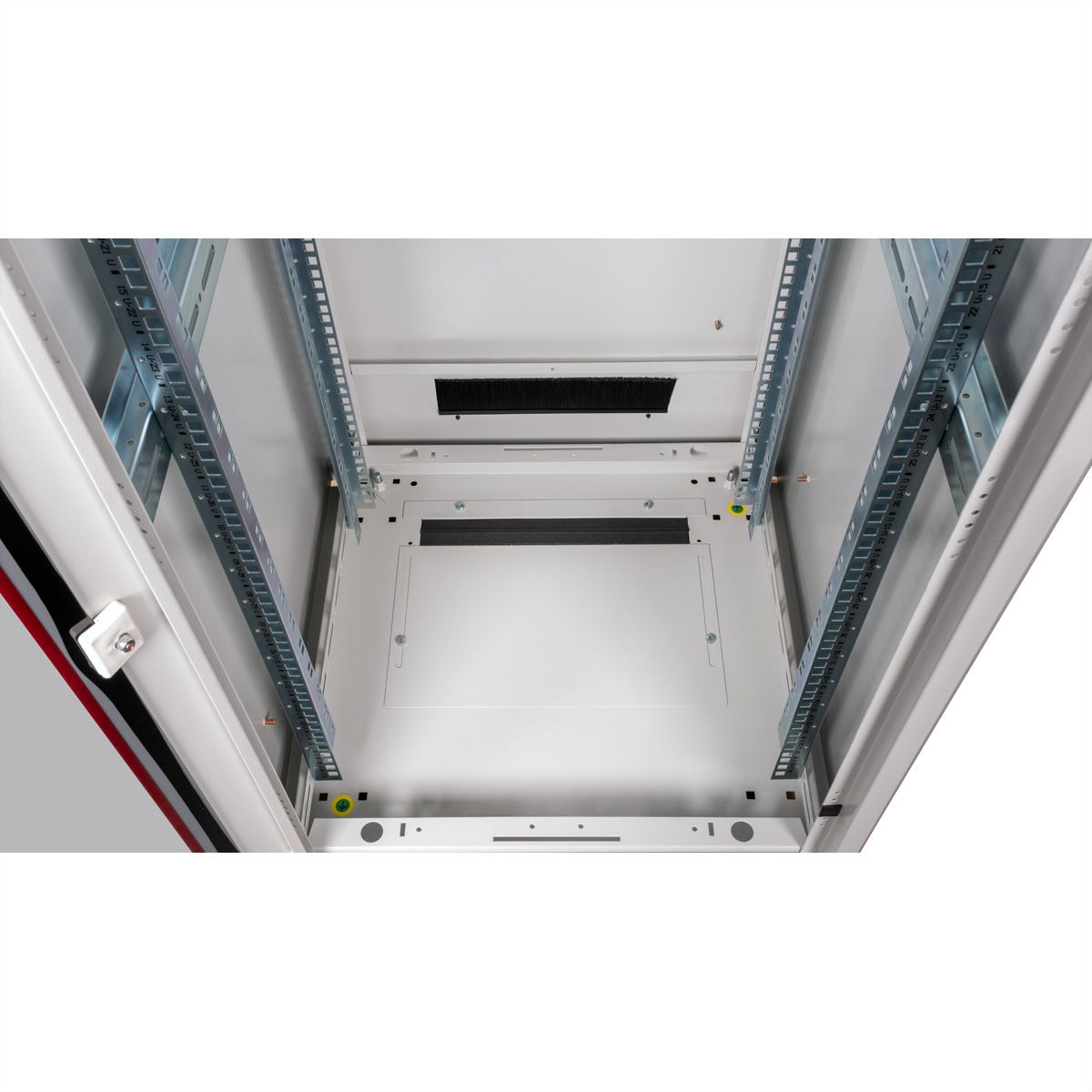 ROLINE 19-Zoll Netzwerkschrank Pro 36 HE, 600x600 BxT Glastür grau